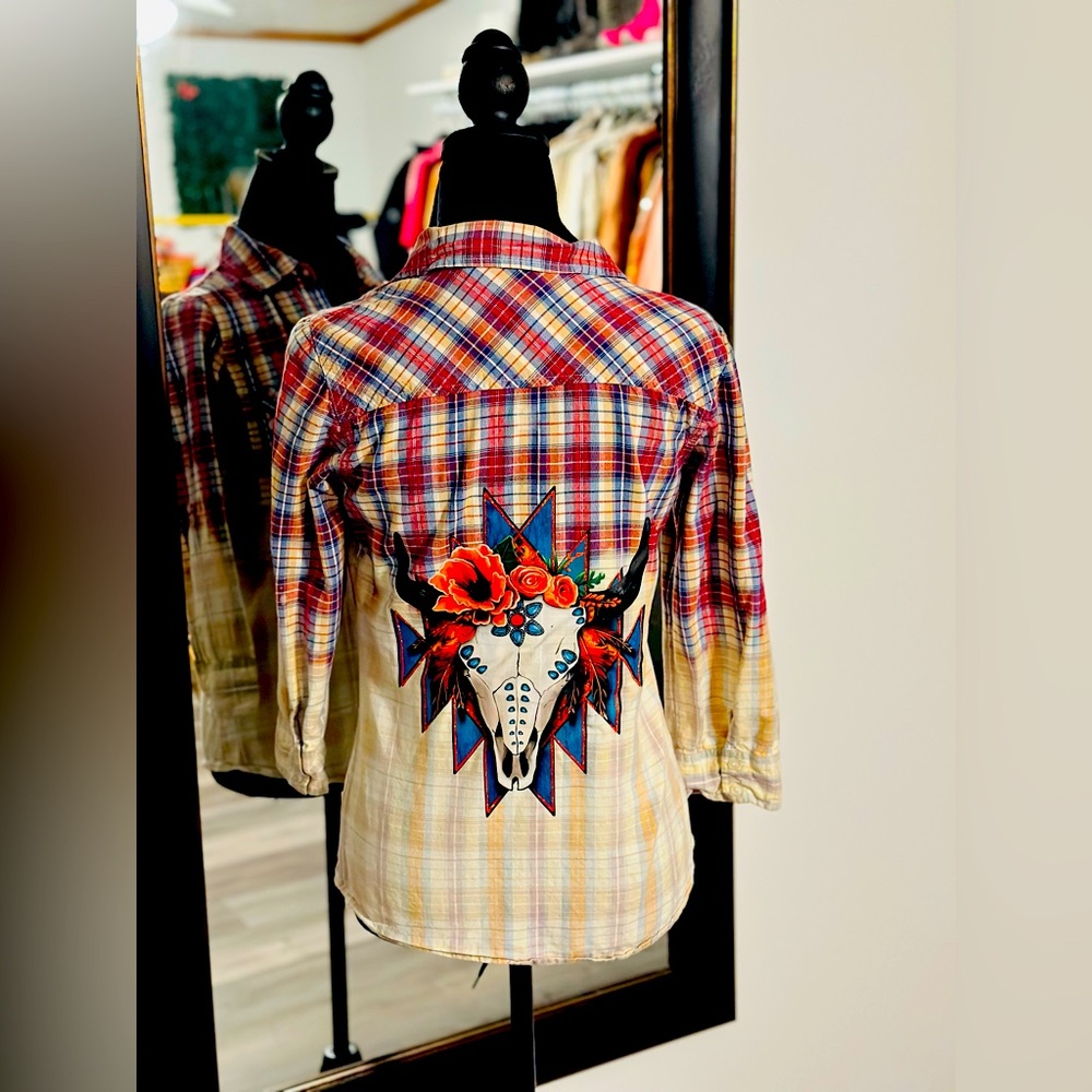 UpCycled Western Flannel